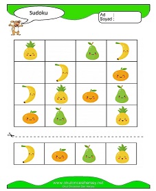 Sudoku Çocuk Bulmacaları